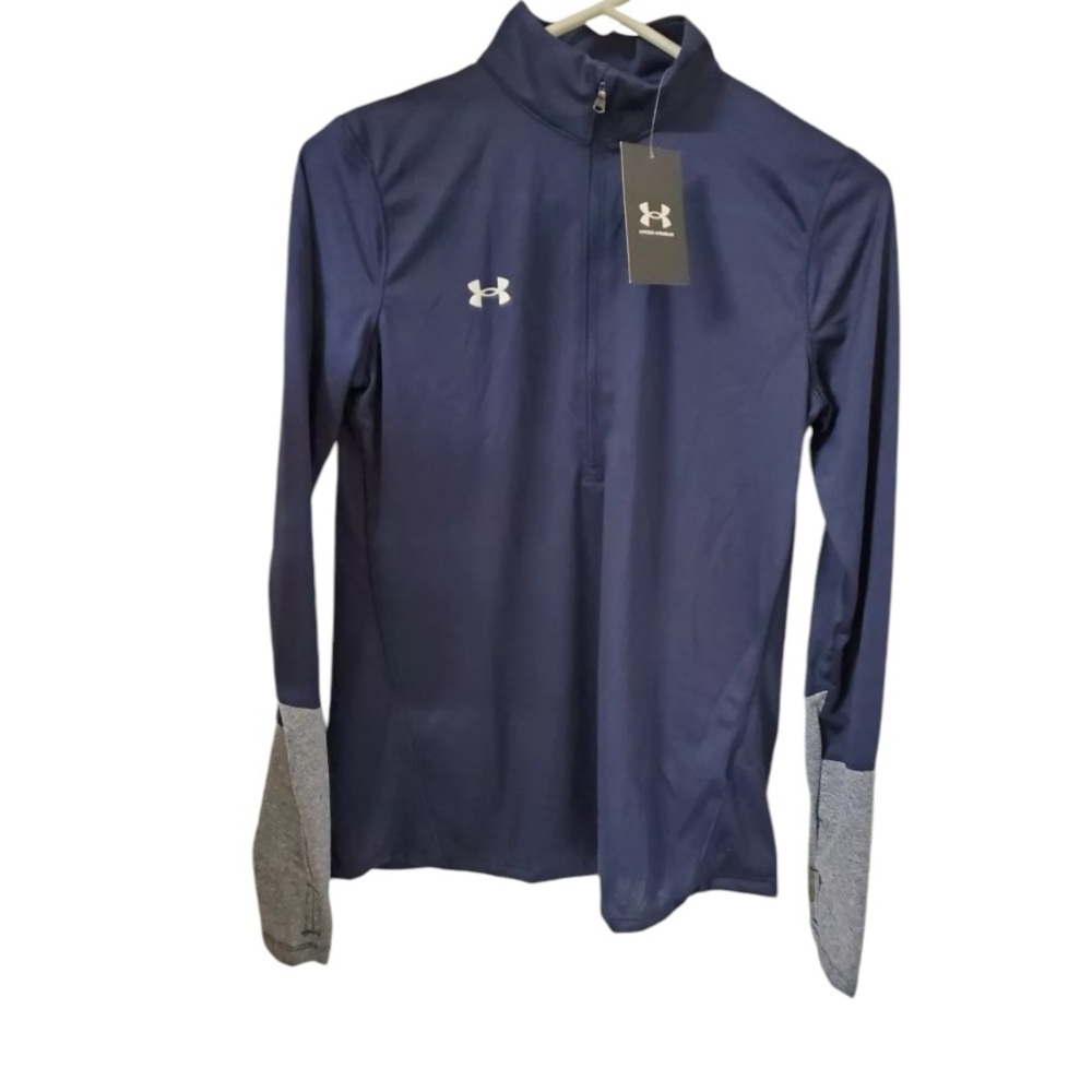 Women’s Under Armor UA Locker 1/2 Zip Activewear Loose Fit Top, Size Small. - Picture 13 of 13